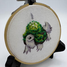 Moss Critter - 4in hoop