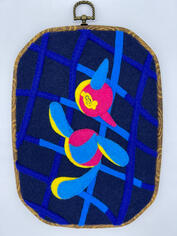 Porygon-Z Fan Card Art - 9in rectangle hoop